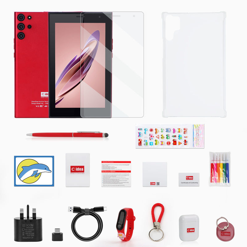 C ιδέα Android 12 Συστήματος Επιχειρηματικό 7 ιντσών Tablet PC Υποστηρίζοντας Bluetooth Διπλή κάρτα Κλήση με πληκτρολόγιο CM522