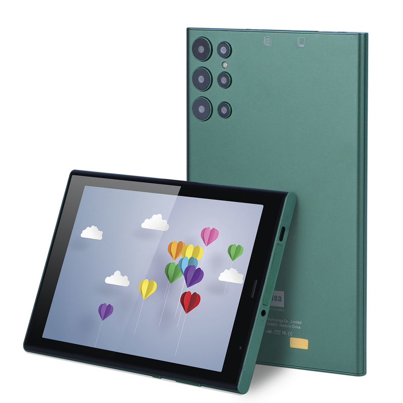 C ιδέα 8 ιντσών Smart Tablet PC με ανθεκτική σε χτυπήματα θήκη 128GB ROM 800x1280 IPS Εικαστική οθόνη οθόνης για ανάγνωση Πράσινο CM822