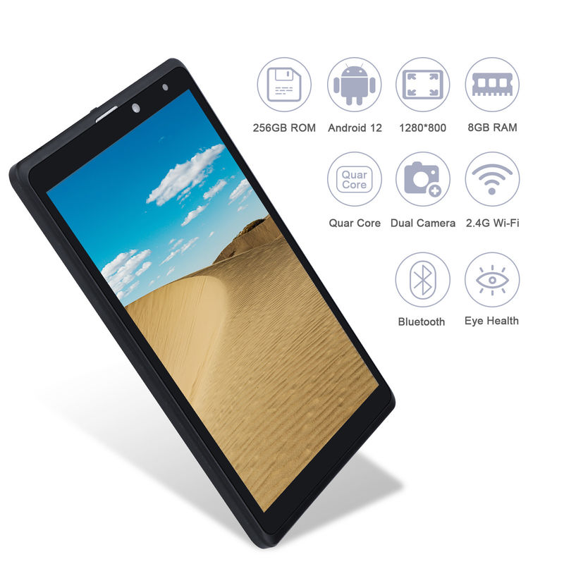 C ιδέα Ενήλικες Μαύρο Android 8 ιντσών Tablet PC CM835 MTK Chip 256GB Μεγάλη αποθήκευση Υποστηρίζει GPS