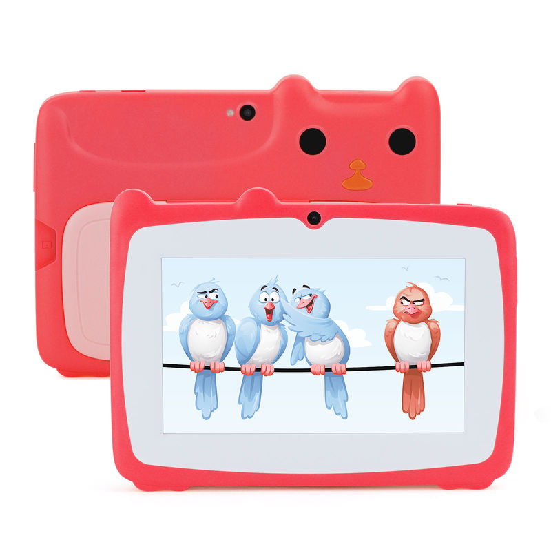 Ιδέα C Εκπαιδευτικό 7 ιντσών Tablet Kidspad με Kid Proof Case Μεγάλη μπαταρία 5000mAh IWAWA Προεγκατεστημένη CM80Red