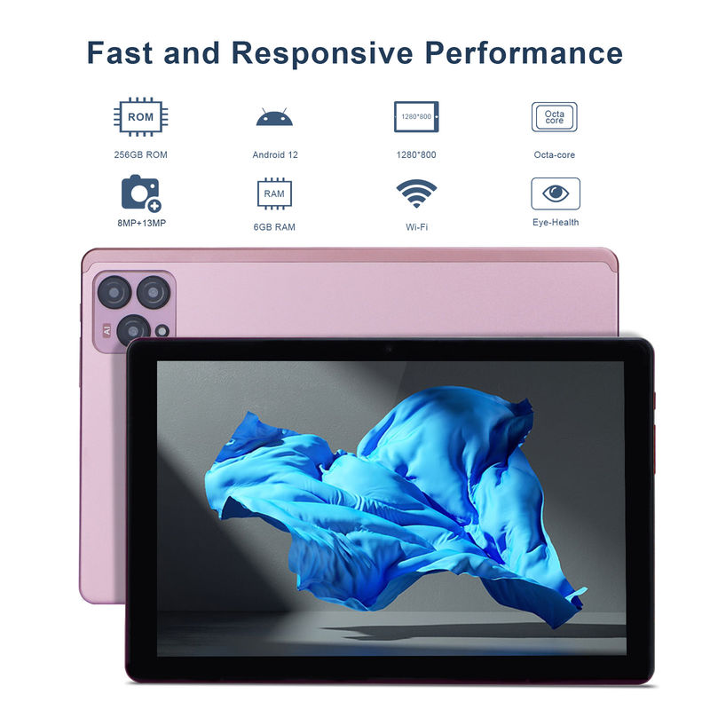 C Idea 10 ιντσών Android 12 Tablet 8GB RAM 256GB ROM Μοντέλο CM8000PLUS Ροζ