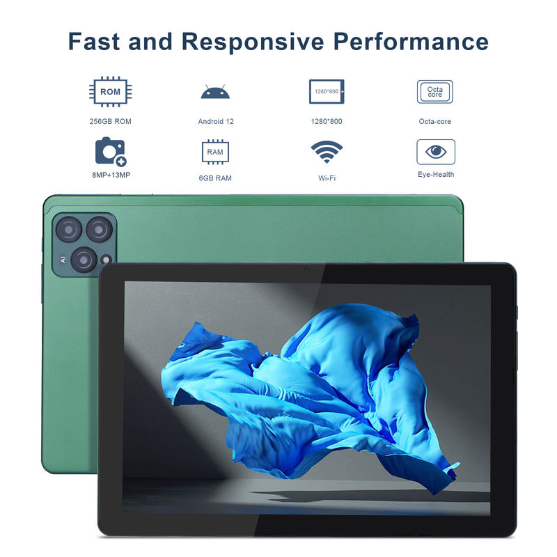 C Idea 10 ιντσών Android 12 Tablet 8GB RAM 256GB ROM Μοντέλο CM8000PLUS Πράσινο