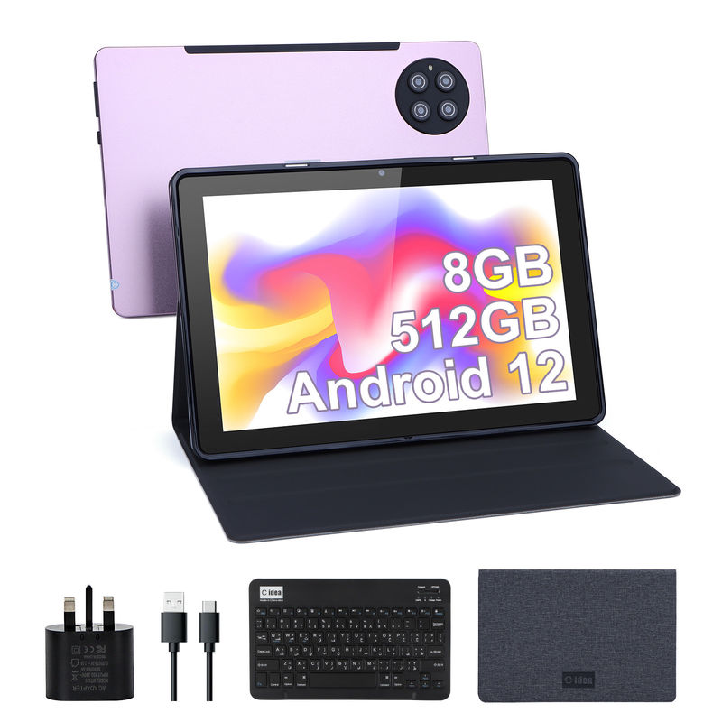 C Idea 9.7 ιντσών Android 12 Tablet 8GB RAM 512GB ROM Μοντέλο CM7800 Ροζ