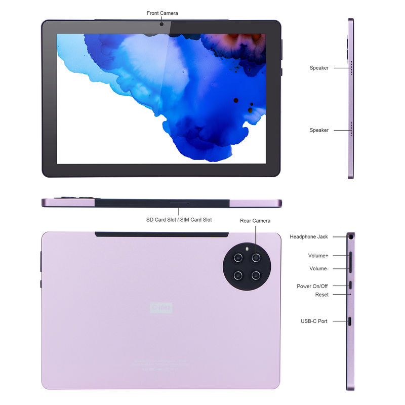 C Idea 9.7 ιντσών Android 12 Tablet 8GB RAM 512GB ROM Μοντέλο CM7800 Ροζ