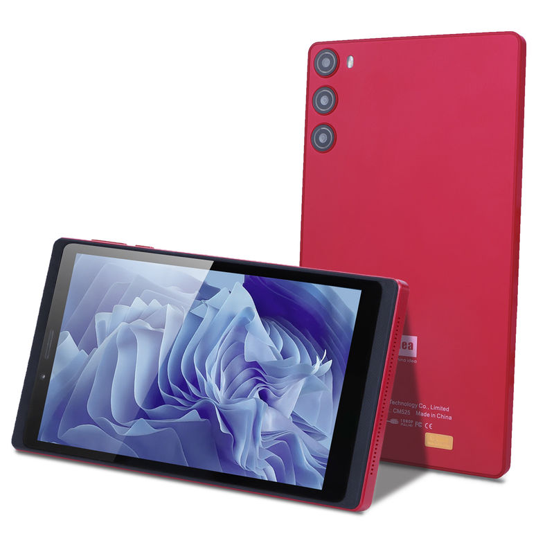 C Idea 7 ιντσών Tablet 6GB RAM 128GB ROM με SIM Android Tablet PC για φοιτητές CM525 Κόκκινο