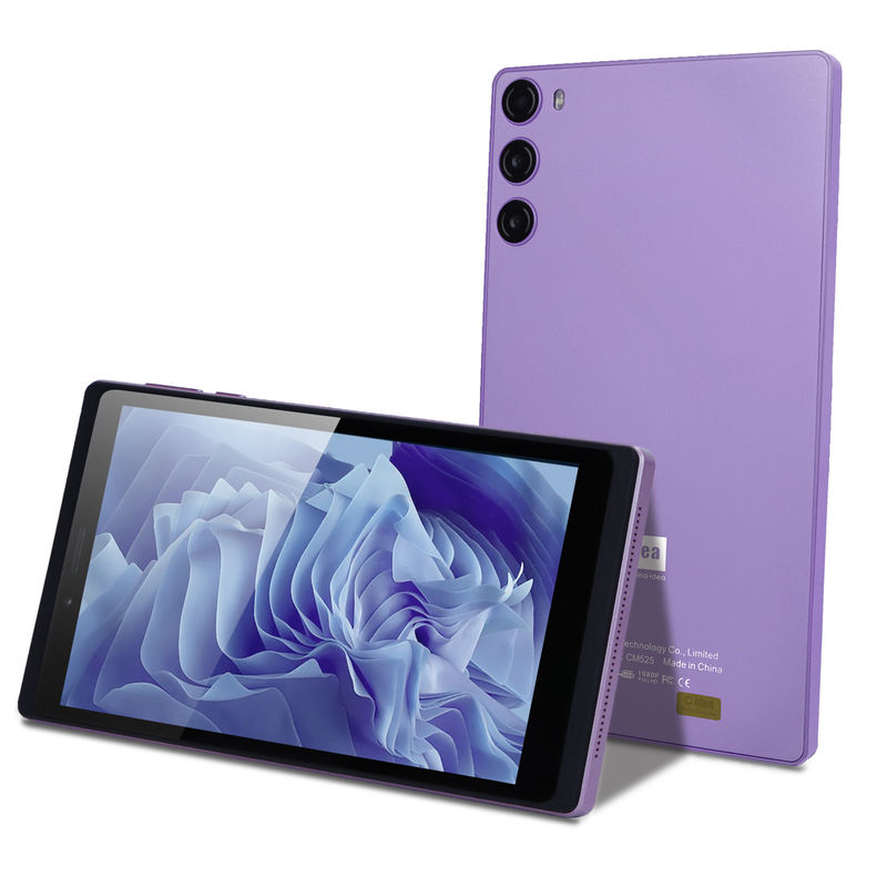 C ιδέα 7 ιντσών 6+128GB 6000mAh Android Tablet PC με SIM για φοιτητές CM525 Purple