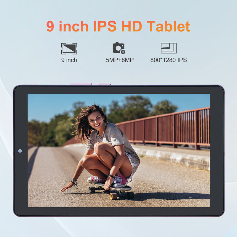 C ιδέα 9 ιντσών Android 12 Tablet 8GB RAM 512GB ROM 5MP + 8MP Δύο κάμερες WIFI Tablet με SIM CM915 (Ροζ)