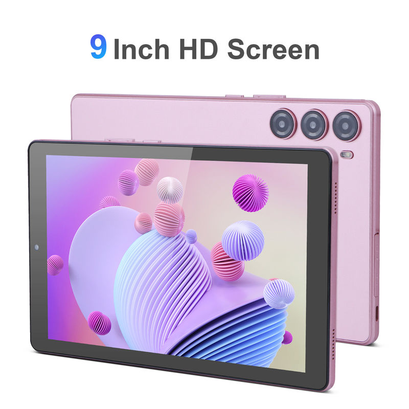 C ιδέα 9 ιντσών Tablet PC WIFI 2.4G/5G 800x1280 IPS Screen Android Tablet Υποστήριξη τηλεφωνικών κλήσεων με διπλή κάμερα ((Ροζ)