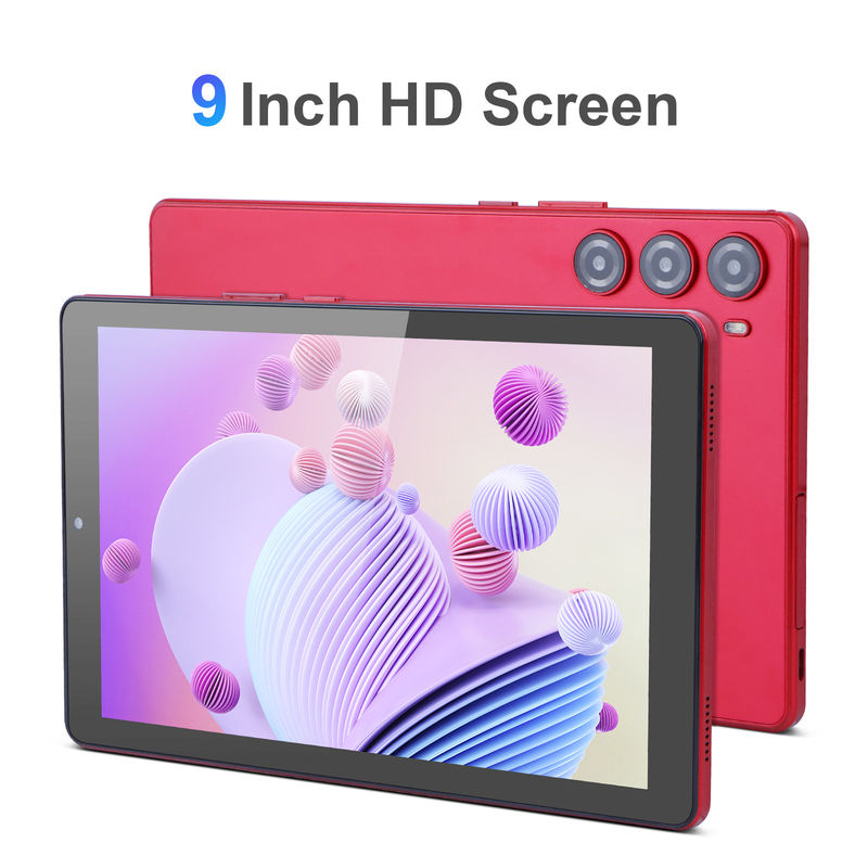 C ιδέα 9 ιντσών Tablet PC WIFI 2.4G/5G 800x1280 IPS Screen Android Tablet Υποστήριξη τηλεφωνικών κλήσεων με διπλή κάμερα ((Κόκκινο)