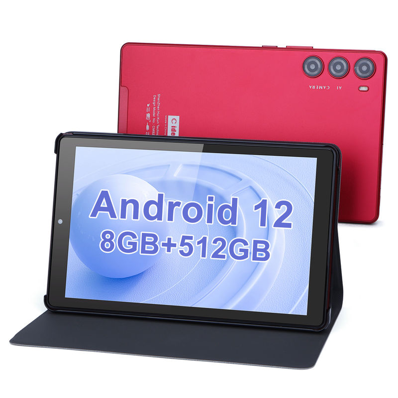 C ιδέα 9 ιντσών Tablet PC WIFI 2.4G/5G 800x1280 IPS Screen Android Tablet Υποστήριξη τηλεφωνικών κλήσεων με διπλή κάμερα ((Κόκκινο)