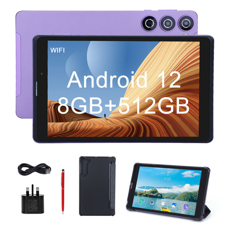 C idea 8 ιντσών Android Tablet Pc κατασκευαστής με Android 12 Quad Core 8GB + 512GB Αποθήκευση IPS HD οθόνη CM835 ((φύλλα)