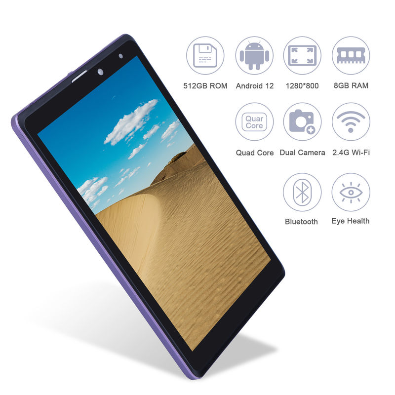 C idea 8 ιντσών Android Tablet Pc κατασκευαστής με Android 12 Quad Core 8GB + 512GB Αποθήκευση IPS HD οθόνη CM835 ((φύλλα)