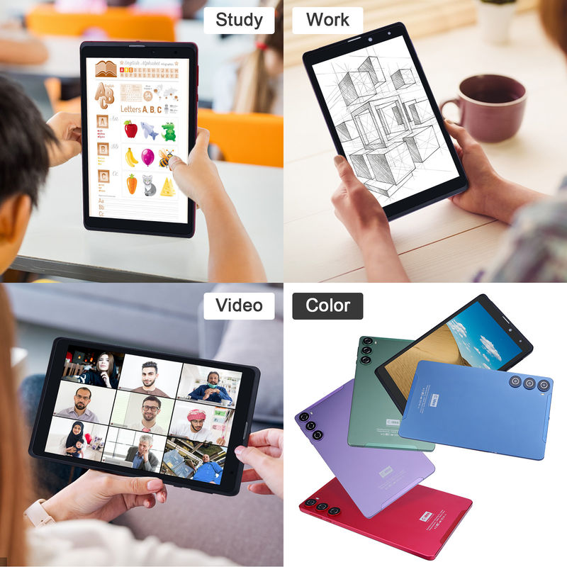 C idea 8 ιντσών Android Tablet PC κατασκευαστής με Android 12 Quad Core 8GB + 512GB Αποθήκευση IPS HD οθόνη CM835 ((μπλε)