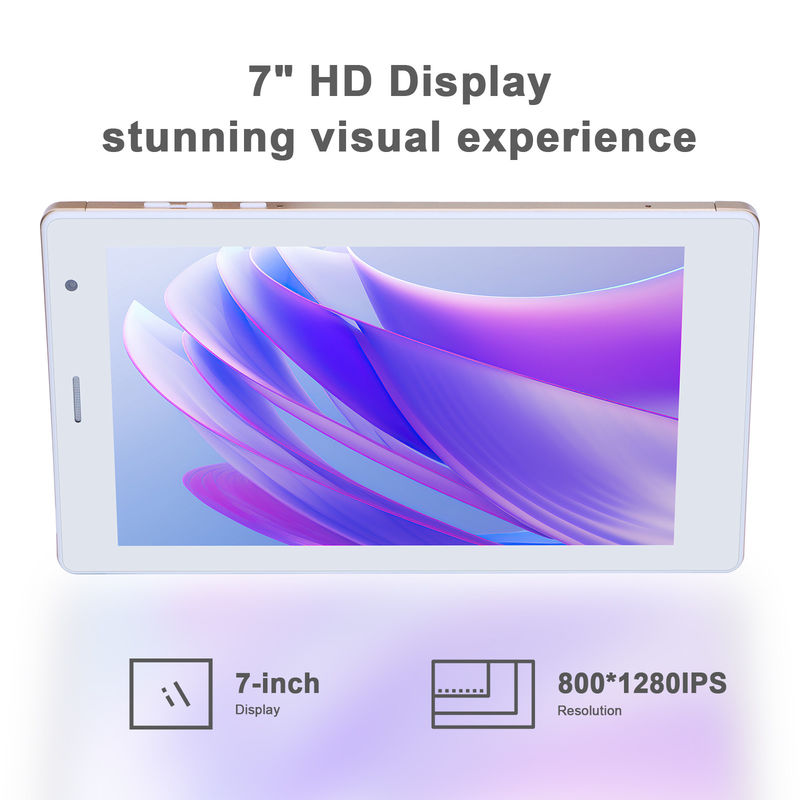 C ιδέα 7 ιντσών Android Smart Tablets 8+512GB Quad Core WiFi Tablet HD Εικονική οθόνη CM513 ((Χρυσό)
