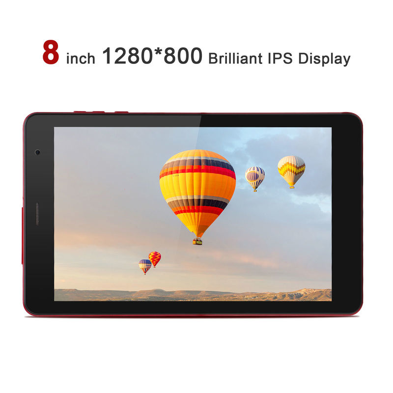 C ιδέα 1280x800 IPS 8 ιντσών Android Tablet HD οθόνη αφής GPS Wi-Fi Διπλή κάμερα 8000mAh μπαταρία CM813-Κόκκινο