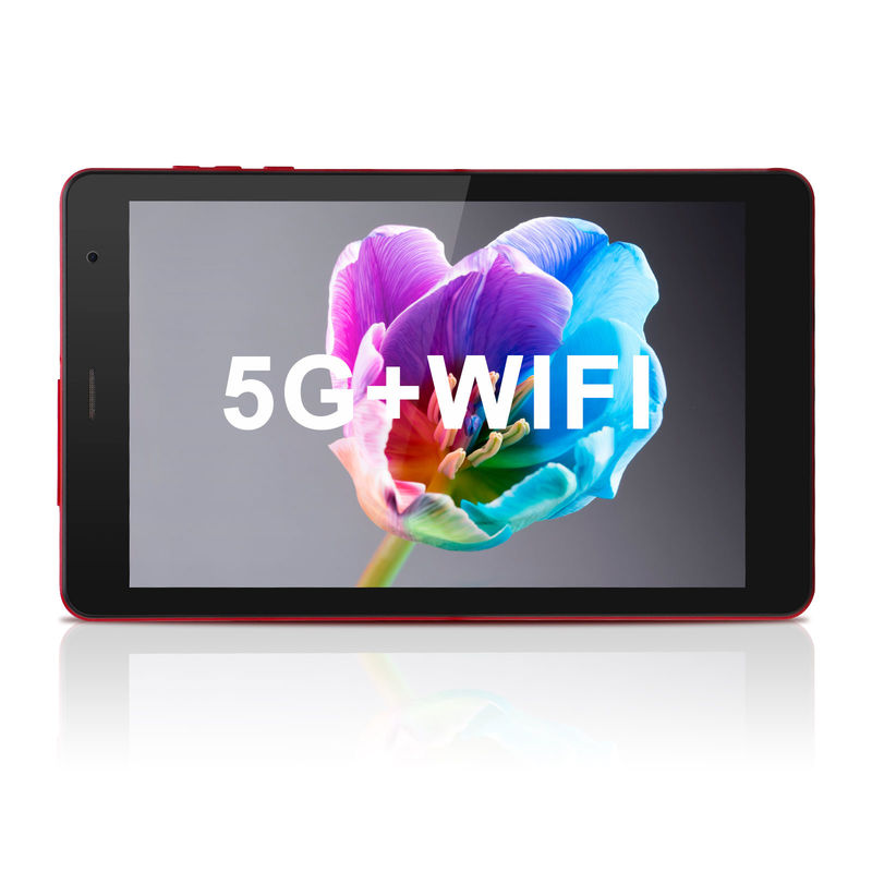 C ιδέα Android 8 ιντσών Tablet PC Android 12 Tablet 512GB Μνημείο Ταμπλέτες PC Quad Core επεξεργαστής CM813 κόκκινο