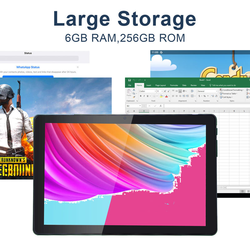 C idea 6+256GB 800x1280 IPS 10 ιντσών Tablet PC με θήκη Quad Core Dual 5MP+8MP κάμερα HD IPS οθόνη CM7000