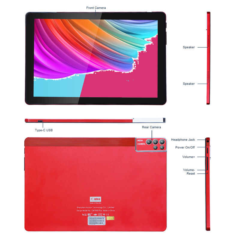 C Idea 10 ιντσών Tablet PC Android 12 Tablet 6GB RAM 256GB ROM 6000mAh μπαταρία IPS HD οθόνη αφής CM7000PLUS