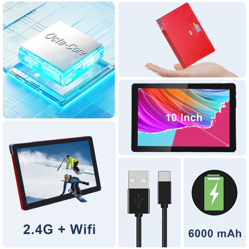 C Idea 10 ιντσών Tablet PC Android 12 Tablet 6GB RAM 256GB ROM 6000mAh μπαταρία IPS HD οθόνη αφής CM7000PLUS