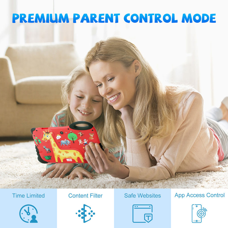 C Idea Android 13 Kids Tablet 4+32GB Εκπαιδευτικό Ταμπλέτ για Φοιτητές Διπλή κάμερα CM92