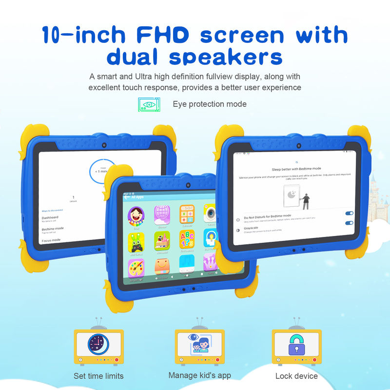C idea Παιδικά Tablet PC 10,1 ίντσες 800*1280 HD IPS οθόνη με προεγκατεστημένη iwawa Δύο Wi-Fi και Δύο κάμερες P1150