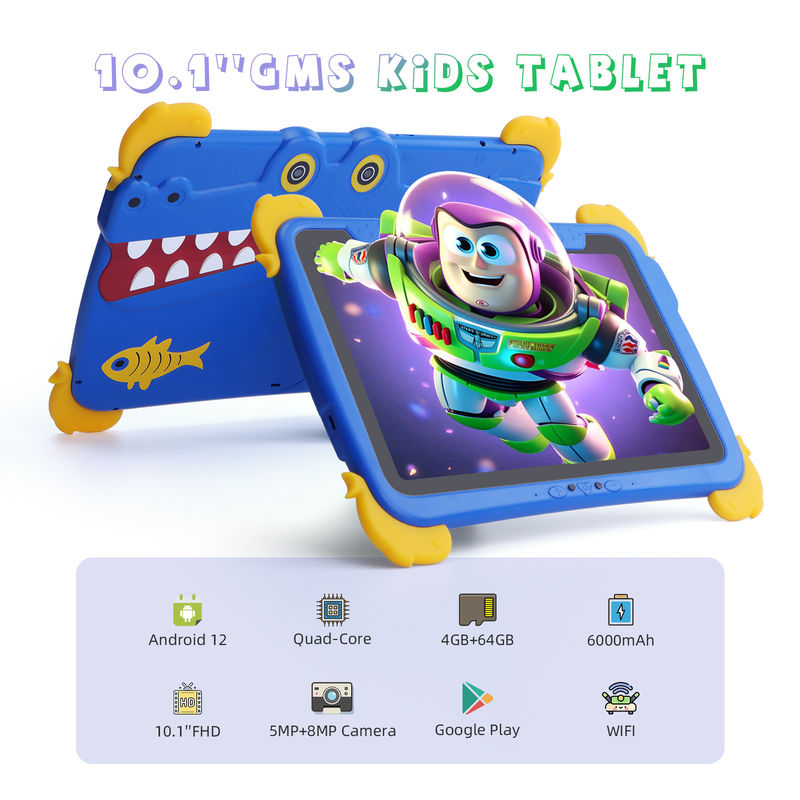 C idea Kids Tab 10,1 ιντσών Android 12 Tablet για παιδιά 4GB RAM 64GB ROM Προστασία ματιών Πατητή οθόνη P1150