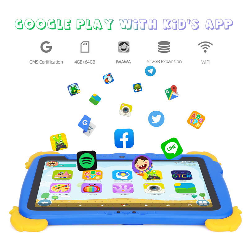 C idea Kids Tab 10,1 ιντσών Android 12 Tablet για παιδιά 4GB RAM 64GB ROM Προστασία ματιών Πατητή οθόνη P1150