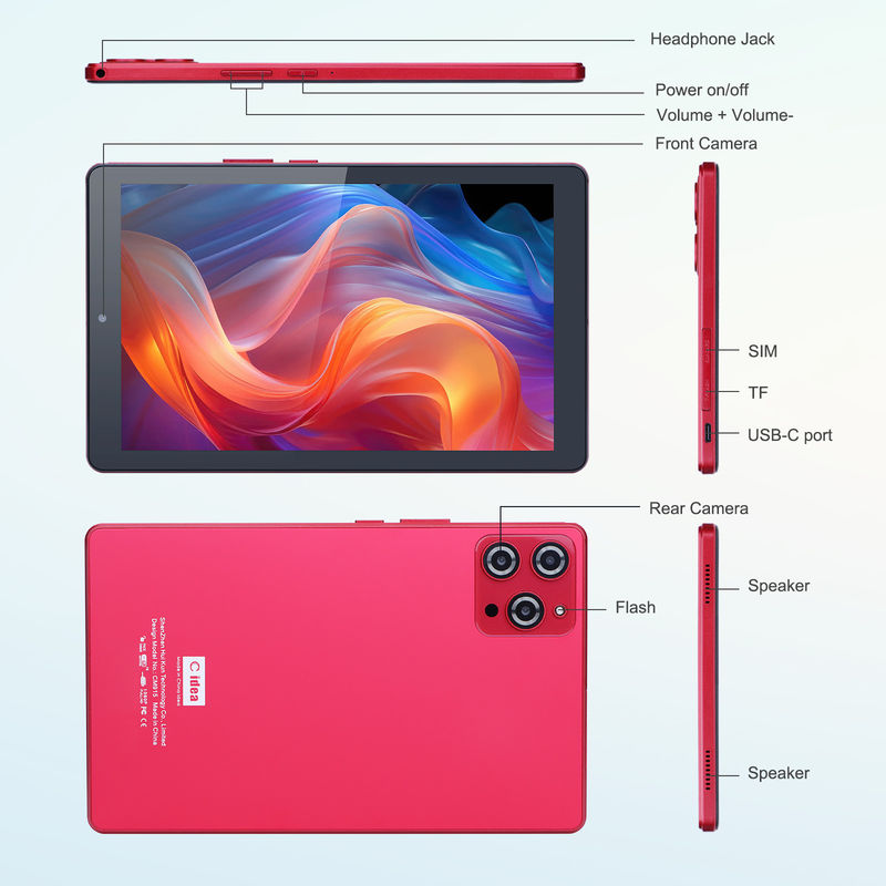 C ιδέα 9 ιντσών Tablet PC Android με κάρτα SIM 1024x600 IPS Εικονική οθόνη Wifi GPS για εφήβους Σπουδαστής CM915