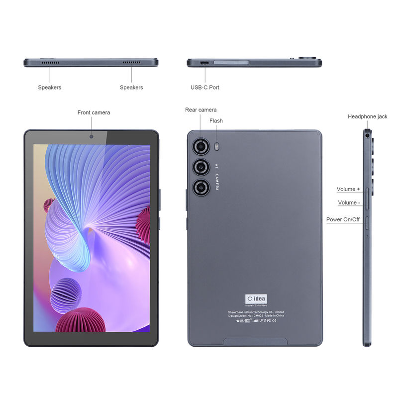 C ιδέα 9 ιντσών Android 12 Tablet 8GB RAM 256GB ROM με Υποστήριξη Τηλεφώνων WIFI Tablet CM925