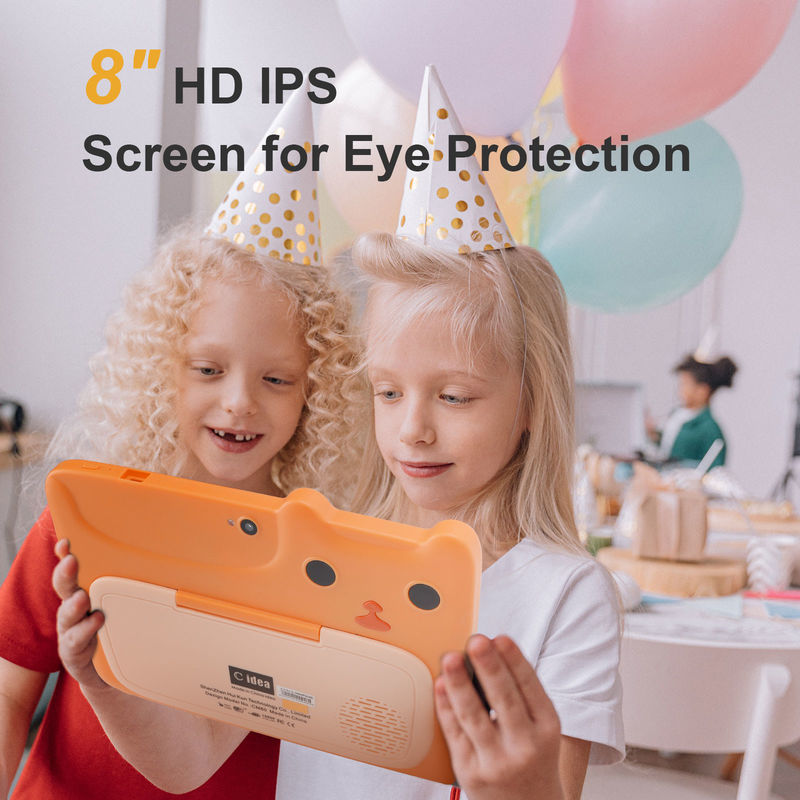 C ιδέα 7 ιντσών Tablet Kidspad με 4GB RAM + 64GB ROM HD IPS Ασφάλεια Προστασία ματιών για το μωρό CM80 Πορτοκαλί