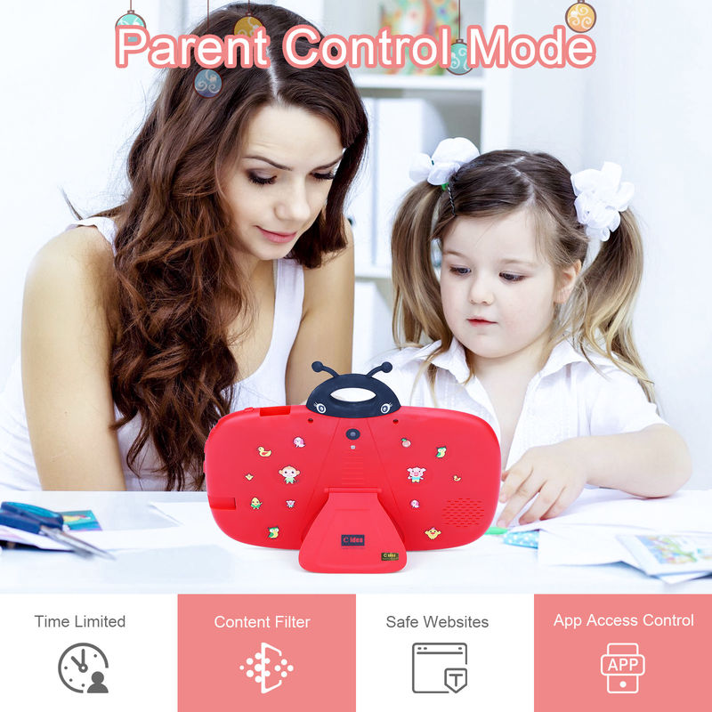 C IdeaΠαιδί Μάθηση C Idea 7 ιντσών WIFI Tablet Android 12 32GB+32GB Επεκτάσιμη αποθήκευση CM77Red