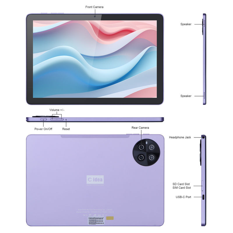 C idea 8GB RAM 512GB ROM Smart Tablet PC με πληκτρολόγιο και ποντίκι CM8800plus