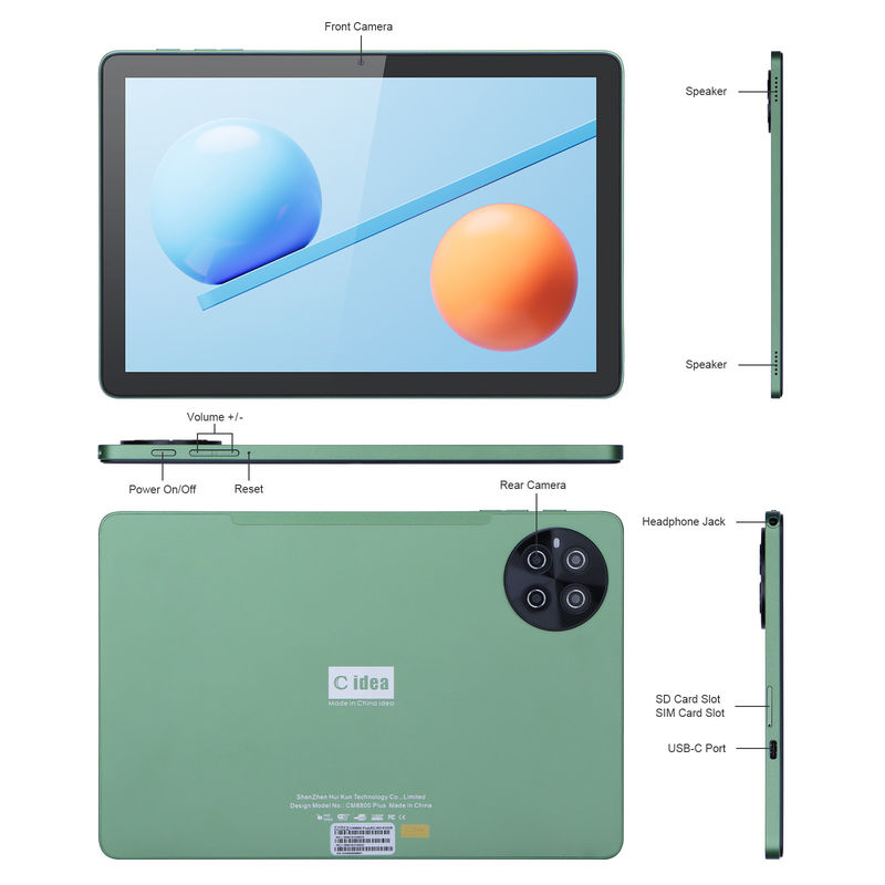 C idea 10,1 ιντσών Εκπαιδευτικό Tablet για φοιτητές με ποντίκι πληκτρολογίου 2 SIM CM8800plus