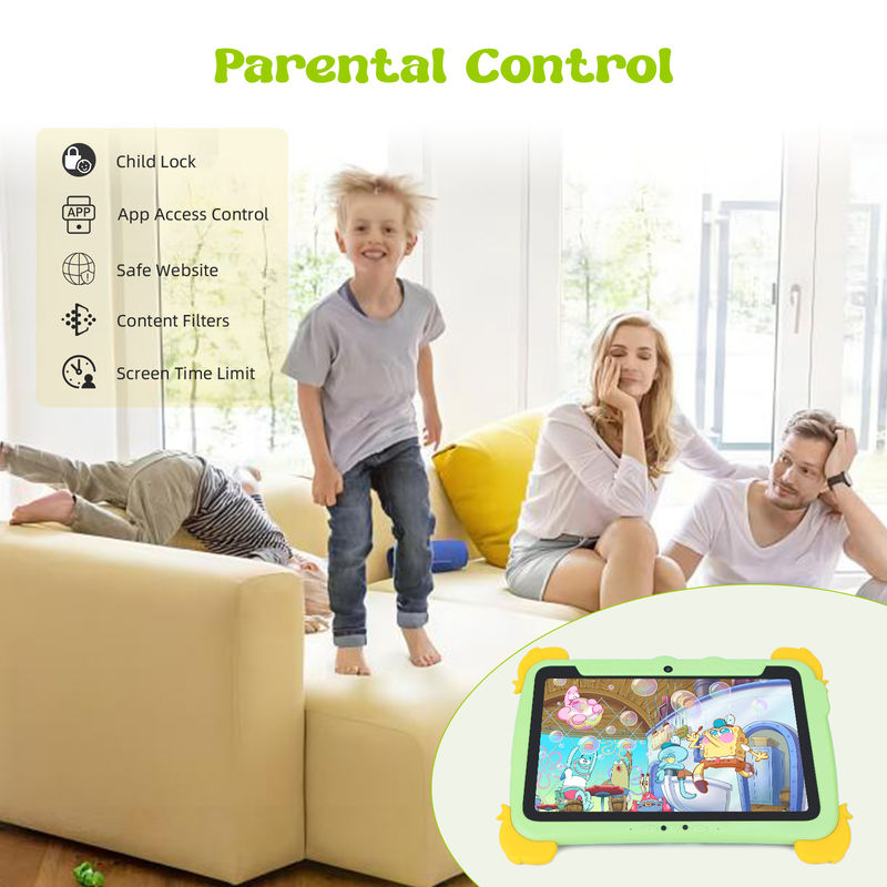 C Idea Kids Tablet 10,1 ιντσών Android Tablet PC με κάσα προστασίας ματιών 1280*800 Προεγκατάσταση οθόνης IWAWA για εκπαίδευση