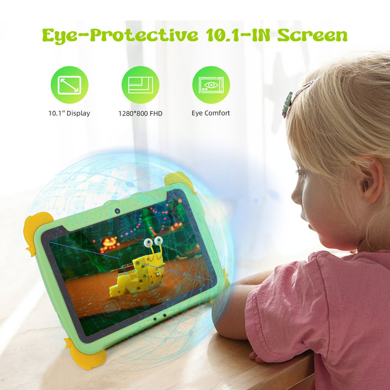 C Idea Kids Tablet 10,1 ιντσών Android Tablet PC με κάσα προστασίας ματιών 1280*800 Προεγκατάσταση οθόνης IWAWA για εκπαίδευση
