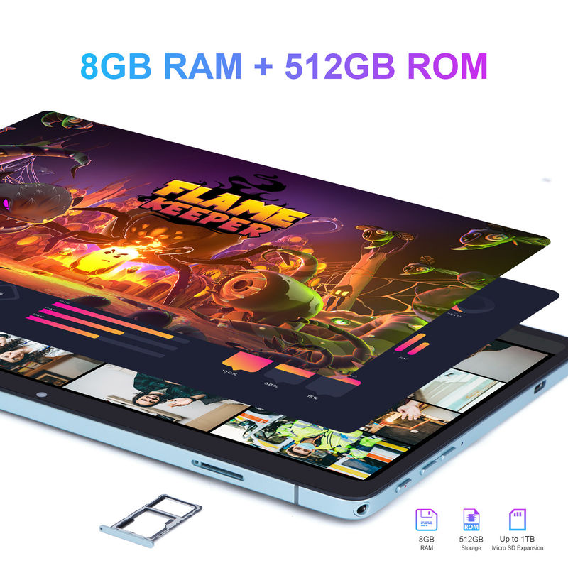 C Idea 10.1 ιντσών Ταμπλέτες με οθόνη αφής με 8GB 512GB ROM και υποστήριξη SIM για εκπαίδευση και μάθηση