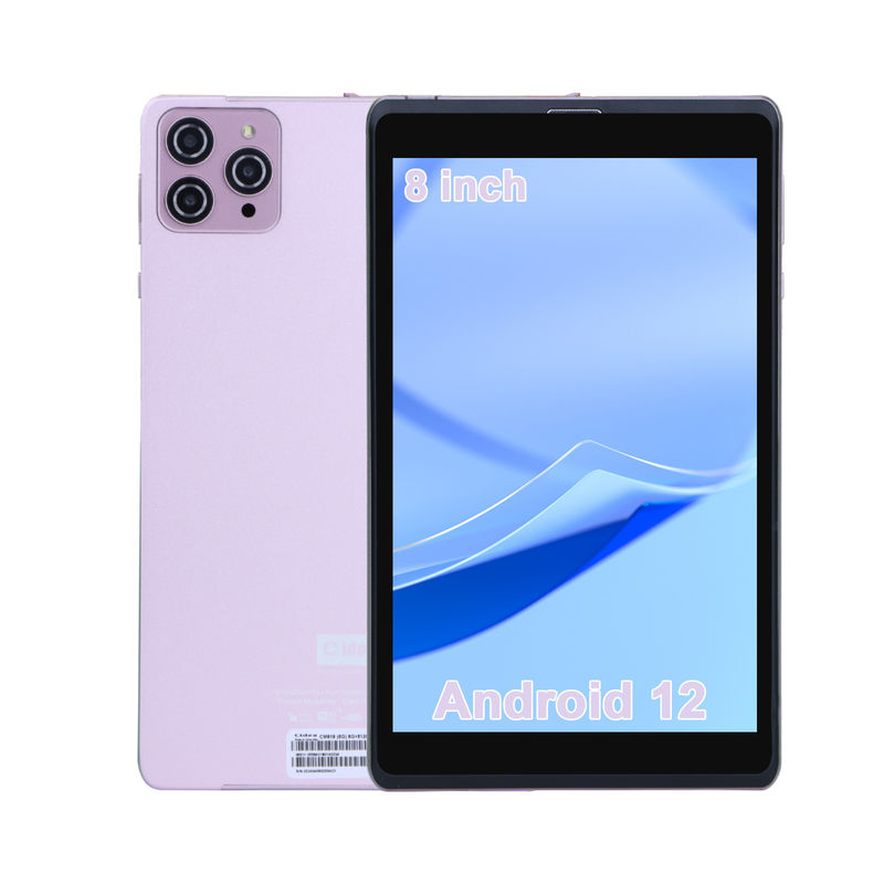 C Idea 8 ιντσών Android 12 Tablet 8000mAh μπαταρία 5+8MP κάμερα 8GB RAM 512GB ROM για εκπαίδευση μάθηση CM818-ροζ