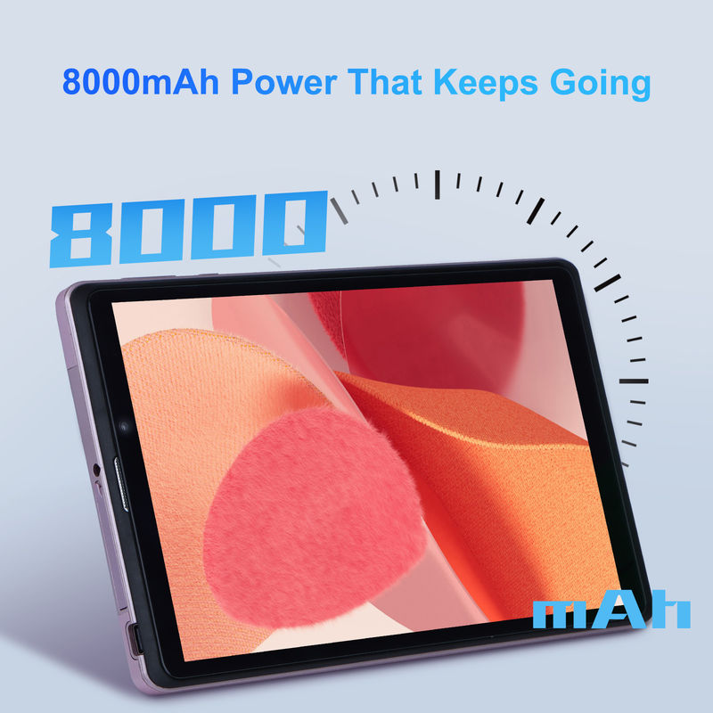 C Idea 8 ιντσών Android 12 Tablet 8000mAh μπαταρία 5MP + 8MP κάμερα 8GB RAM 512GB ROM για εκπαίδευση μάθηση CM818-ροζ