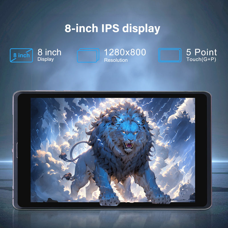 C Idea 8 ιντσών Android 12 Tablet 8000mAh μπαταρία 5MP + 8MP κάμερα 8GB RAM 512GB ROM για εκπαίδευση μάθηση CM818-ροζ