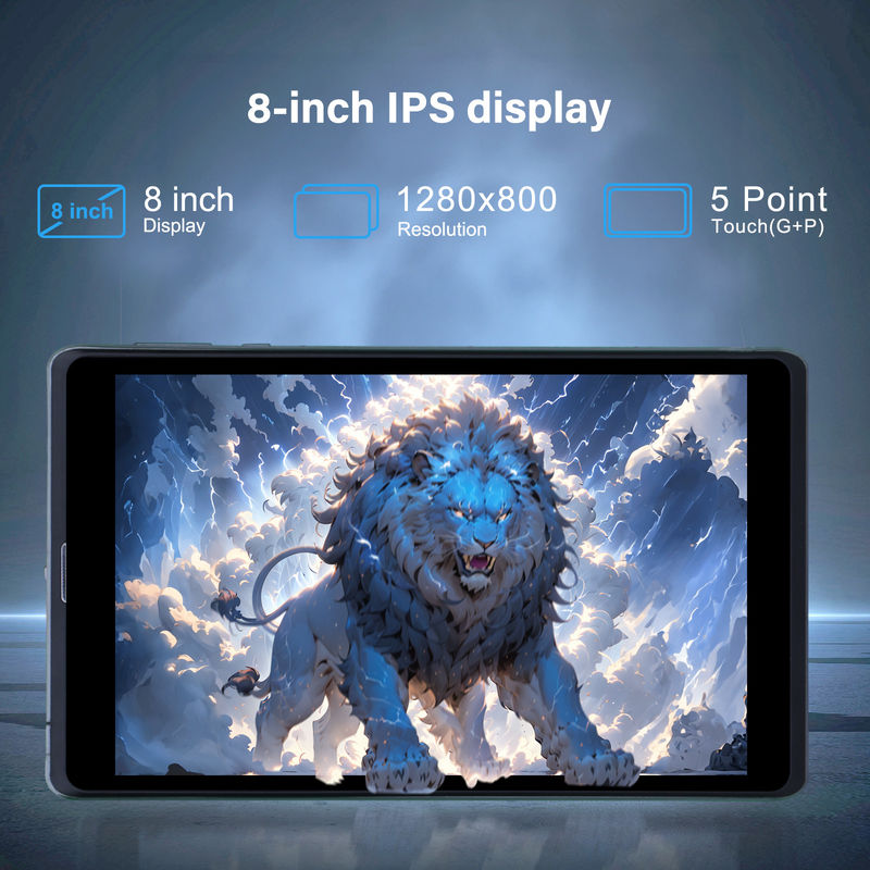 C ιδέα Android Tablet PC Διπλή κάμερα 8 ιντσών 1280x800 IPS HD οθόνη Android 12 Ταμπλέτες για εφήβους CM818-Grey
