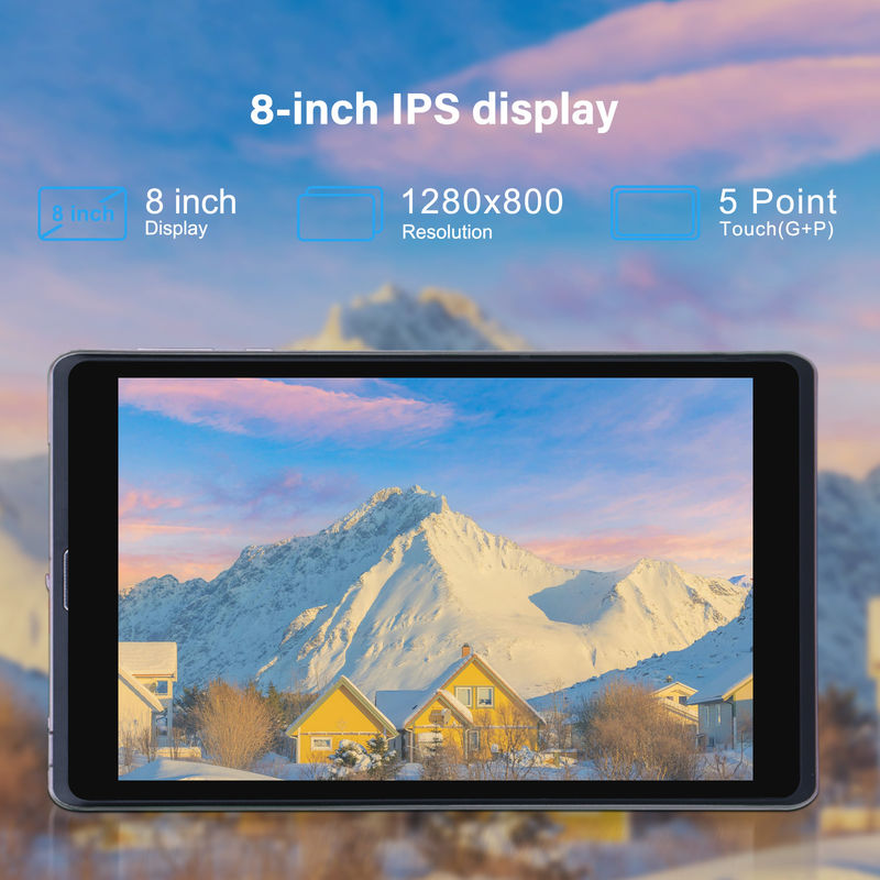 C Idea 8 ιντσών Android 12 Tablet 8000mAh μπαταρία 5+8MP κάμερα 8GB RAM 512GB ROM για εκπαίδευση μάθηση CM818-ροζ