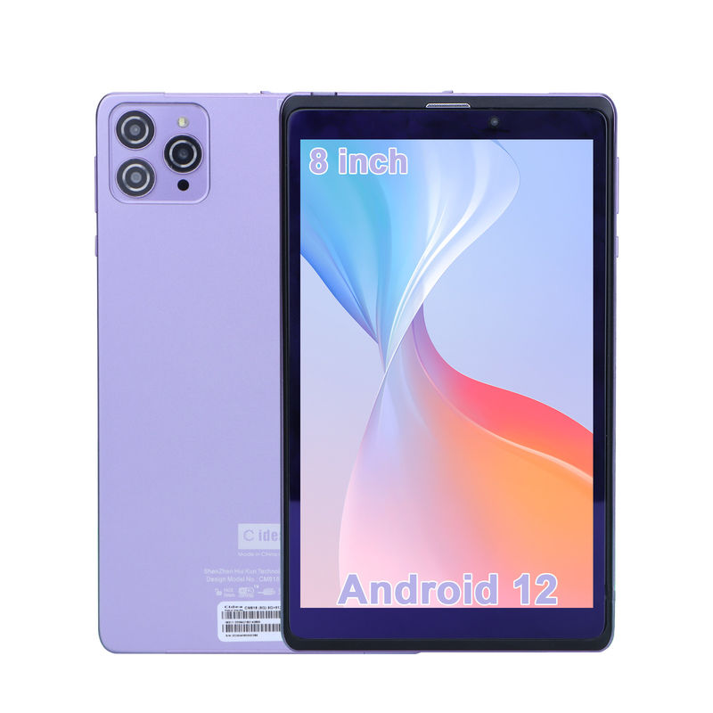 C Idea Portable 8 In Android Tablet PC 8GB RAM 512 GB Android 12 Tablet IPS HD οθόνη τετραπλό πυρήνα CM818-Πορφυρό