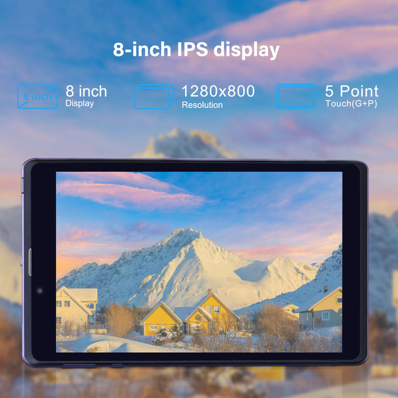 C Idea Portable 8 In Android Tablet PC 8GB RAM 512 GB Android 12 Tablet IPS HD οθόνη τετραπλό πυρήνα CM818-Πορφυρό