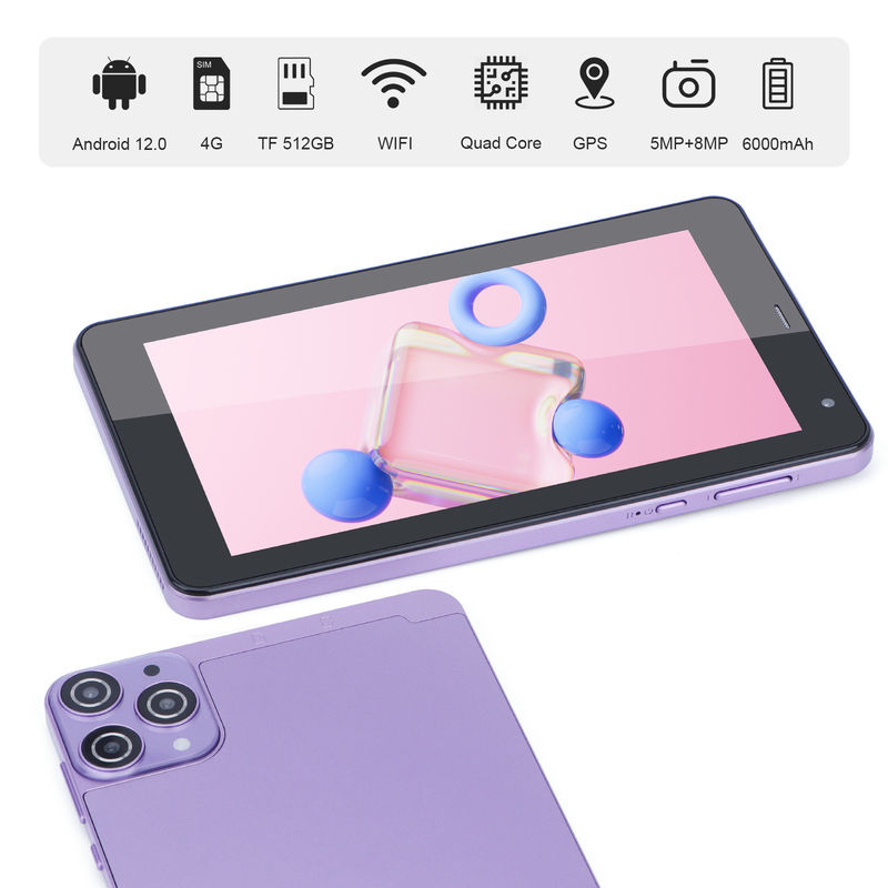 C Idea 7 ιντσών Android Tablet 512gb Quad Core Smart Tablet Πικ για φοιτητές Cm515