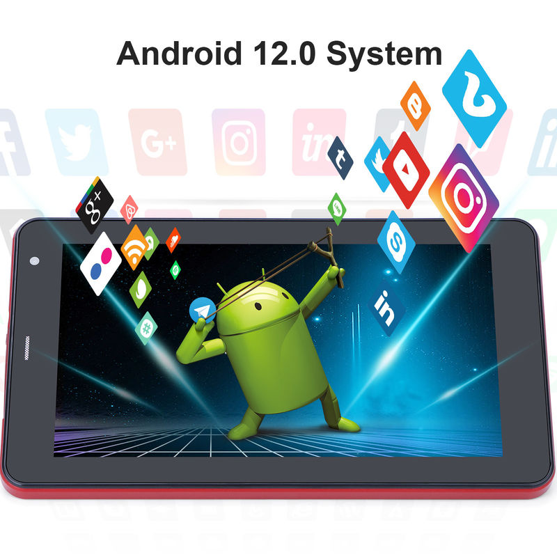 C Idea WiFi 5G Tablet 7 ιντσών Tablets 6+128GB Quad Core Εικονική οθόνη για την εκπαίδευση CM515 ((Κόκκινο)