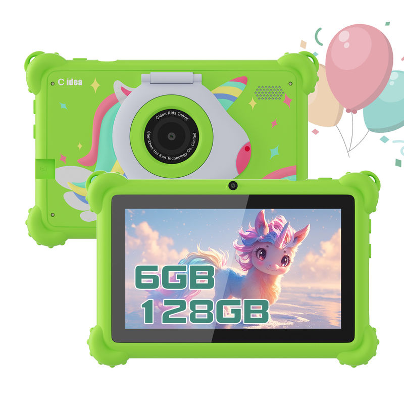 C Idea 7 ιντσών WIFI Kidspad Android System Tablet 6+128GB για παιδιά με θήκη CM88