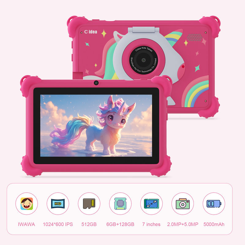 C Idea 7 ιντσών Android Smart Tablet PC για παιδιά με επέκταση 512GB παιδιά APP CM88