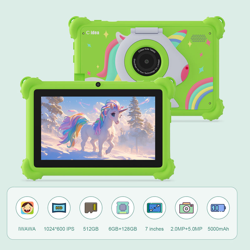 C idea 2024 Kids Learning Tablet Android 12 Προεγκατεστημένες εφαρμογές και ανθεκτικό σχεδιασμό CM88