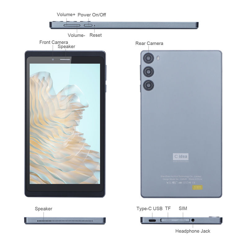 C Idea Android 12 Tablet 7 ιντσών Εκπαιδευτικό Ταμπλέτ για Σπουδαστές με Stylus CM525