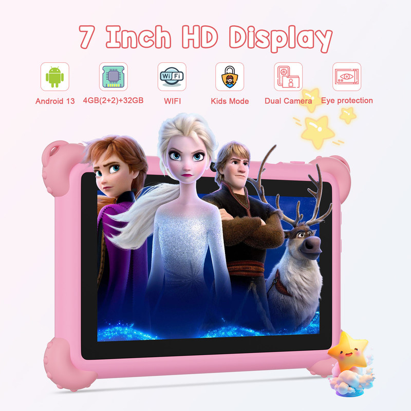 C Idea Android 13 Kids Tablet 4 ((2+2) + 32GB Εκπαιδευτικό Ταμπλέτ Για Φοιτητές CM91